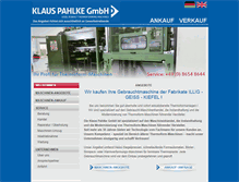 Tablet Screenshot of pahlke.com